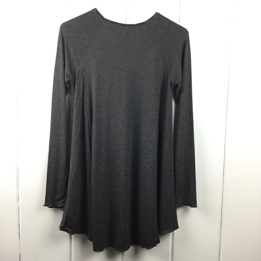 ‎Zara Collection Gray Long Sleeve High Low Top M - Picture 11 of 16